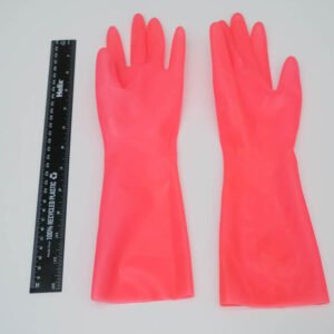 Pink Latex Gloves - See pics for sizing!