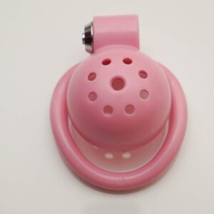 Used Pink Nub Male Chastity Cage