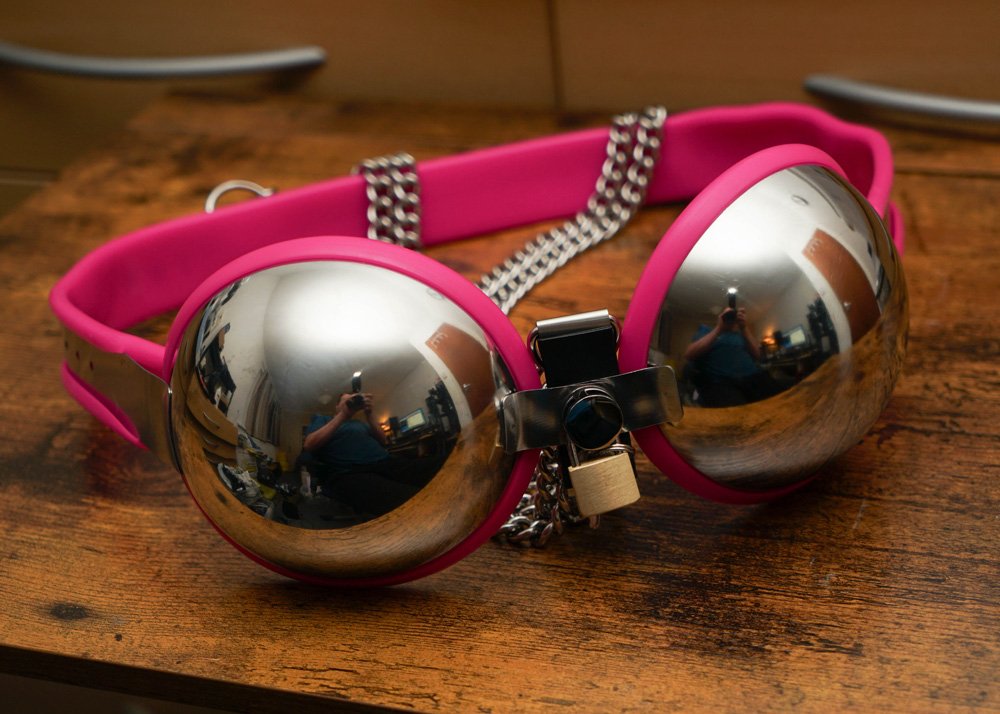 Adjustable Locking Chastity Bra