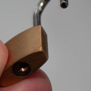 Open Metal Chastity Padlock