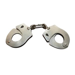 Single Locking Police Thumbcuffs and Key